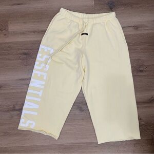 Essentials Yellow Sweatpants Medium